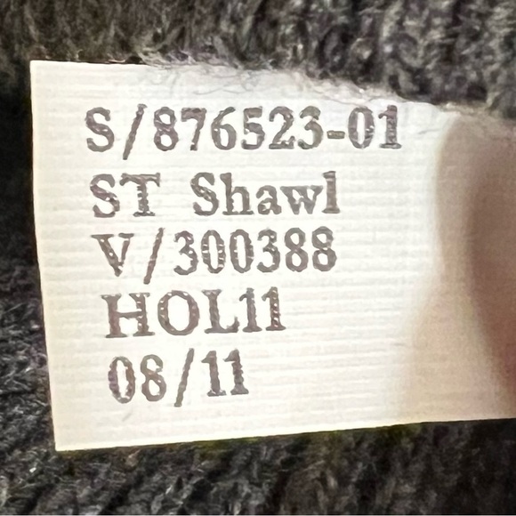 Banana Republic Men's Sweater Large Gray Shawl Collar Merino Wool Blend - Picture 14 of 16